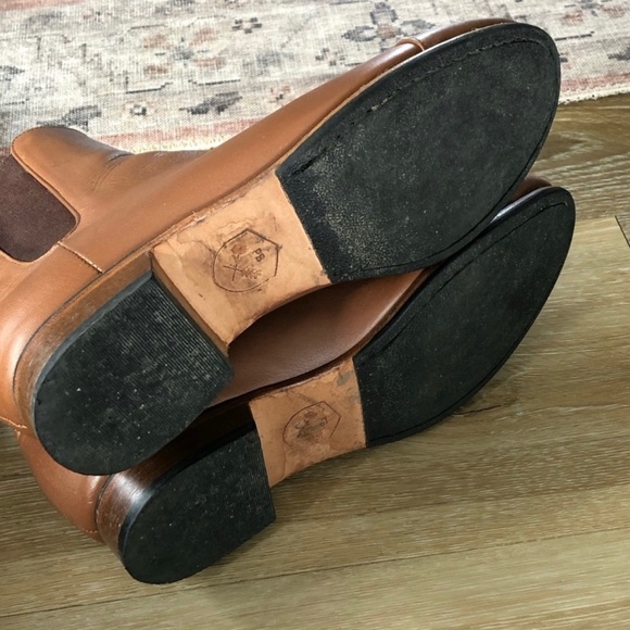 Poppy Barley Cognac Leather Ankle Boots - Picture 10 of 11